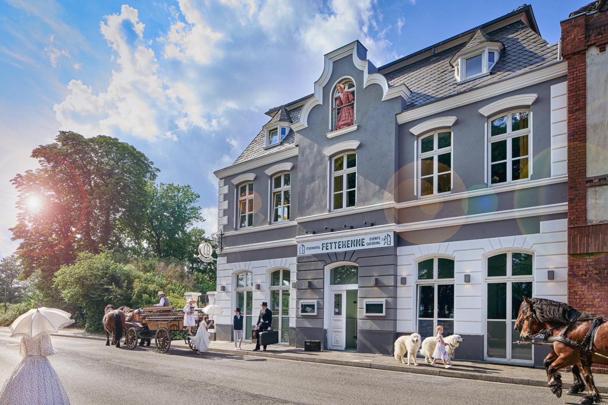 Stuckhotel Fettehenne Ratingen Buitenkant foto